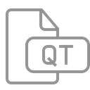 File, Qt, document Black icon