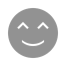 smiling, Face LightSlateGray icon