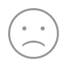 sad, Face Black icon