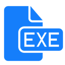document, File, Exe DodgerBlue icon