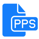 document, Pps, File DodgerBlue icon