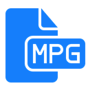 document, mpg, File DodgerBlue icon