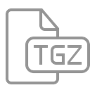document, Tgz, File Black icon