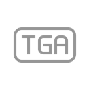 Tga, File Black icon