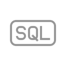 sql, File Black icon