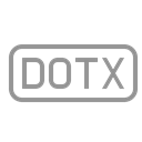 dotx, File Black icon