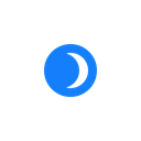 Crescent Black icon