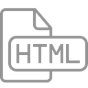 html, document, File Black icon