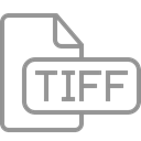 document, File, Tiff Black icon