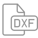 document, File, Dxf Black icon