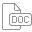 Doc, File, document Black icon
