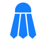 Shuttlecock DodgerBlue icon