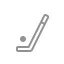 Hockey, stick Black icon