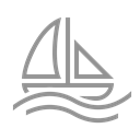 sailing, water, Boat Black icon