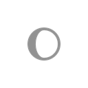 Gibbous, Moon Black icon