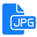 File, jpg, document DodgerBlue icon