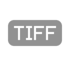 File, Tiff LightSlateGray icon
