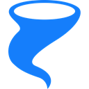 Tornado DodgerBlue icon