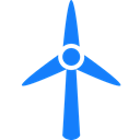 wind, Turbine Black icon