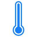 thermometer, Full Black icon