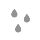Raindrops Black icon