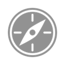 compass LightSlateGray icon