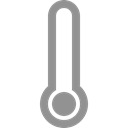 low, thermometer Black icon