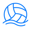 volleyball, water Black icon