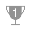 trophy, One Black icon