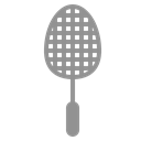 tennis, racket Black icon