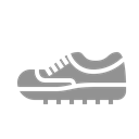 shoe, soccer Black icon