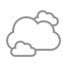 Clouds Black icon