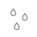 Raindrops Black icon