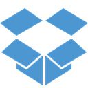 dropbox, online storage SteelBlue icon