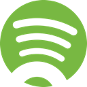 audio streaming, Spotify, music, Audio YellowGreen icon