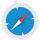 Browser, safari, web browser DodgerBlue icon