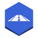 navigation RoyalBlue icon