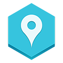 location MediumTurquoise icon