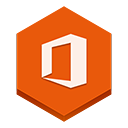 office OrangeRed icon