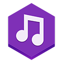 music DarkOrchid icon