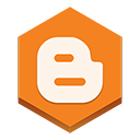 blogger DarkOrange icon