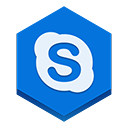 Skype DodgerBlue icon