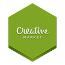 market, creative OliveDrab icon