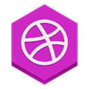 Dribble MediumOrchid icon