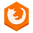 Firefox2 DarkOrange icon