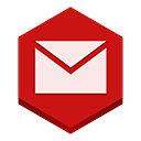 gmail Firebrick icon
