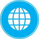 globe, network, web, global, planet, world, earth DeepSkyBlue icon