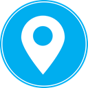 printer, navigation, marker, Direction, Pointer, Gps, place, navigate, pin, location, Map DeepSkyBlue icon