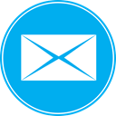 Connection, envelope, send, Message, Email, mail, Contact, Communication DeepSkyBlue icon