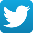 twitter button, twitter, twitter bird button LightSeaGreen icon